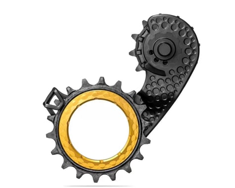 Absolute Black Hollowcage Carbon Ceramic Oversized Derailleur Pulley (Gold)